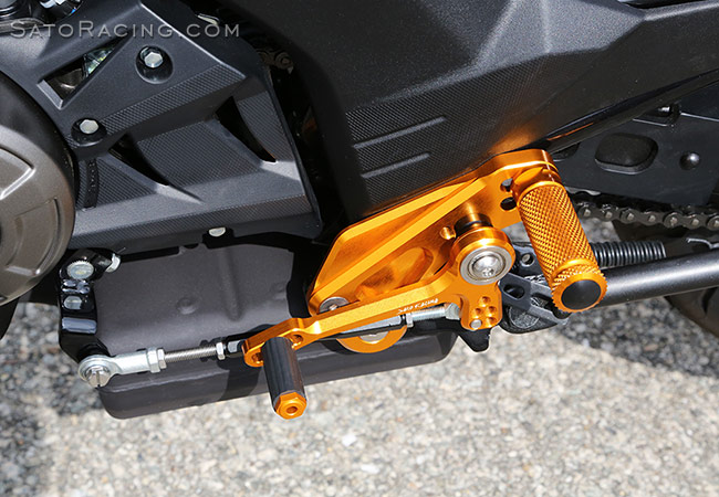 SATO RACING Race Concept Rear Sets for Z125 Pro [L]-side