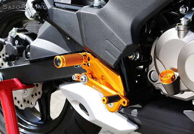 SATO RACING Race Concept Rear Sets for Z125 Pro [R]-side