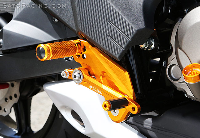 SATO RACING Race Concept Rear Sets for Z125 Pro [R]-side