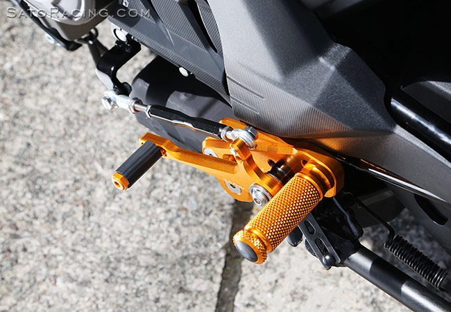 SATO RACING Race Concept Reverse Shift Rear Sets for Z125 Pro [L]-side