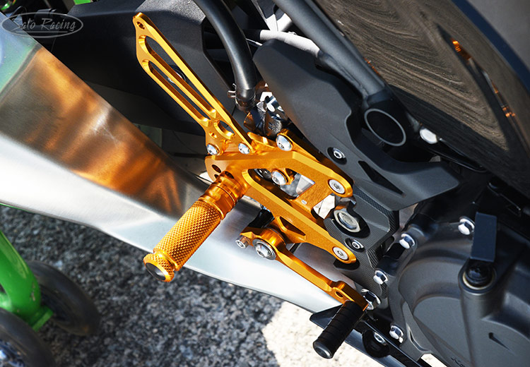 SATO RACING Kawasaki Ninja 400 / Ninja 500 / Z400 / Z500 Rear Sets [R]-side