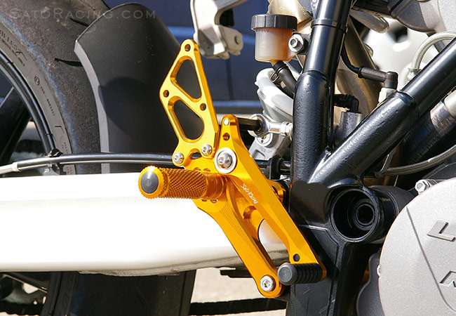 Sato Racing KTM Super Duke Rear Sets [R]-side