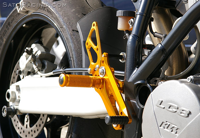 Sato Racing KTM Super Duke Rear Sets [R]-side