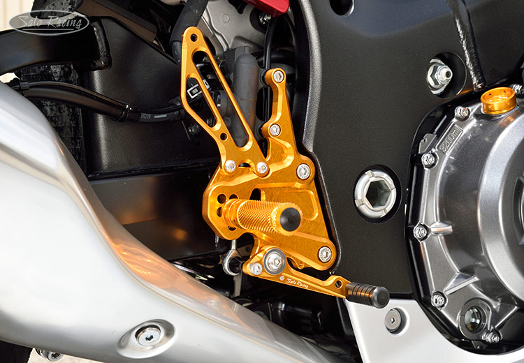 SATO RACING Suzuki Hayabusa 2022 Rear Sets [R]-side in Gold