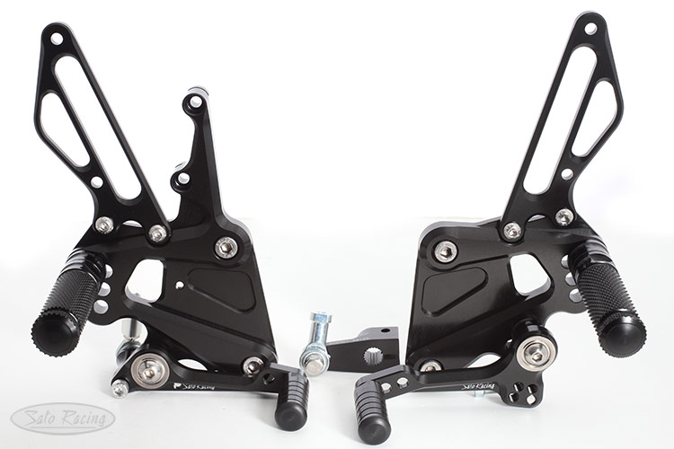 SATO RACING Suzuki Hayabusa 2022 Rear Sets in Black