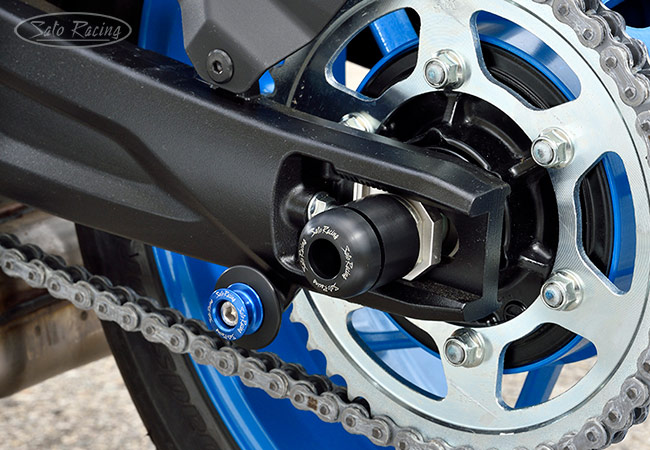 SATO RACING Rear Axle Sliders for Suzuki GSX-8S/ R