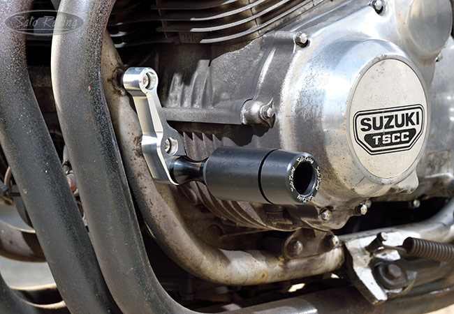 SATO RACING Suzuki GSX750S GSX1100S Katana Frame Slider [L]-side