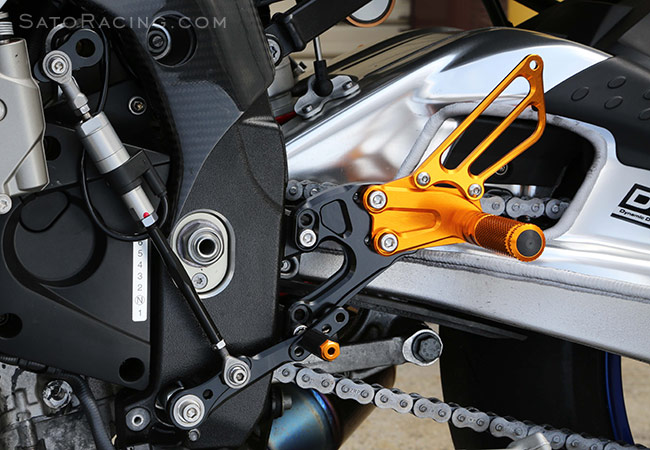 SATO RACING S1000RR Race Concept Reverse Shift Rear Sets [L]-side