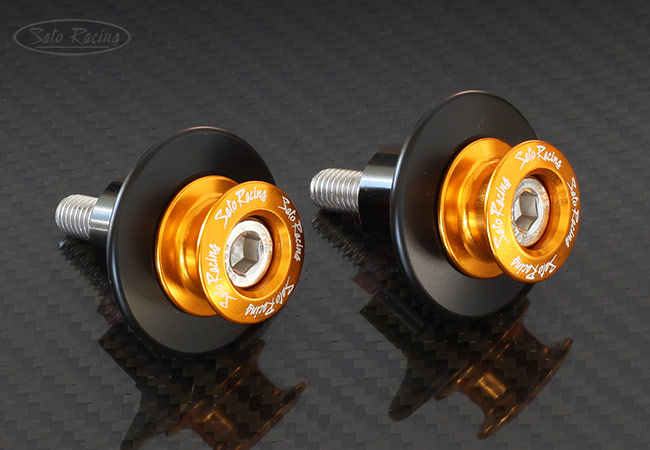 SATO RACING Swingarm Spools in Gold for Kawasaki Z900/ Z900RS