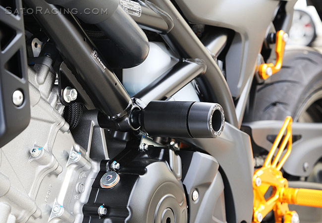 SATO RACING Frame Sliders [L]-side - Suzuki SV650 '16-