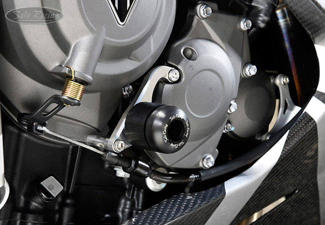 SATO RACING R-side Engine Slider for '20 Triumph Daytona 765