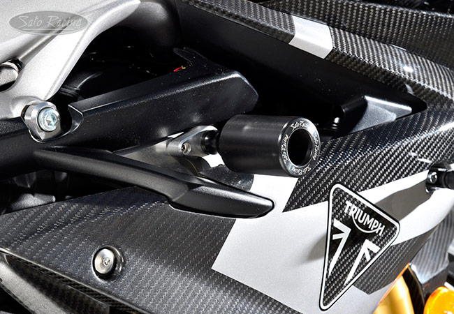 SATO RACING Frame Sliders for '20 Triumph Daytona 765 - R-side