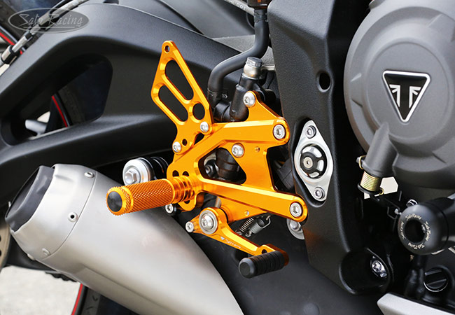 SATO RACING Triumph Street Triple 765 ('17-19) Rear Sets [R]-side