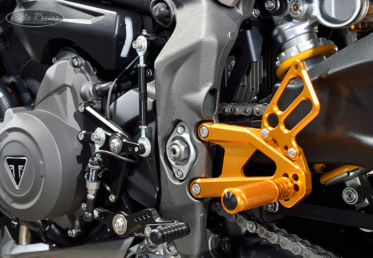 SATO RACING Triumph Street Triple RS ('20+) Rear Sets [L]-side