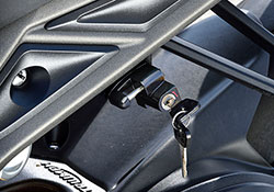 SATO RACING Street Triple '23- Helmet Lock SATO RACING Street Triple '23- Helmet Lock
