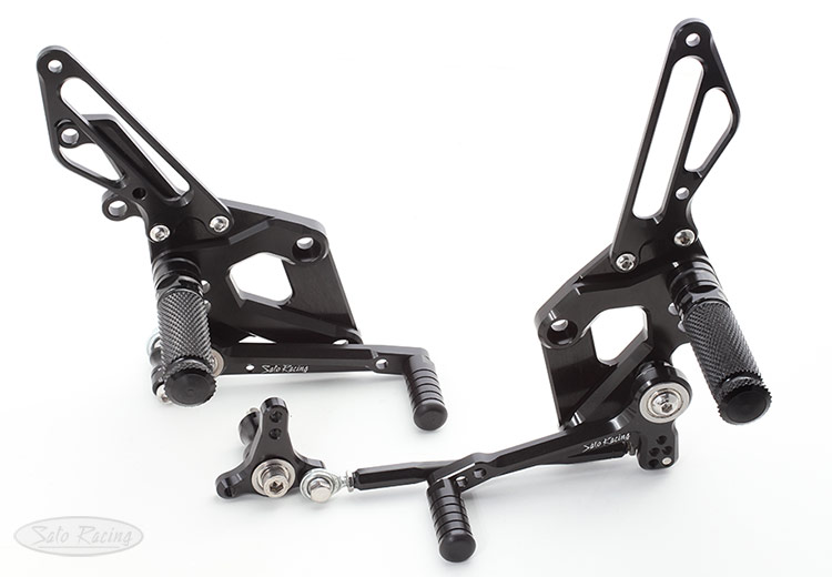 SATO RACING Yamaha MT-09 '21-'23/ XSR900 '22- Rear Sets in Black