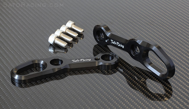 SATO RACING FZ-09 / MT-09 / XSR900 Racing Hooks in Black