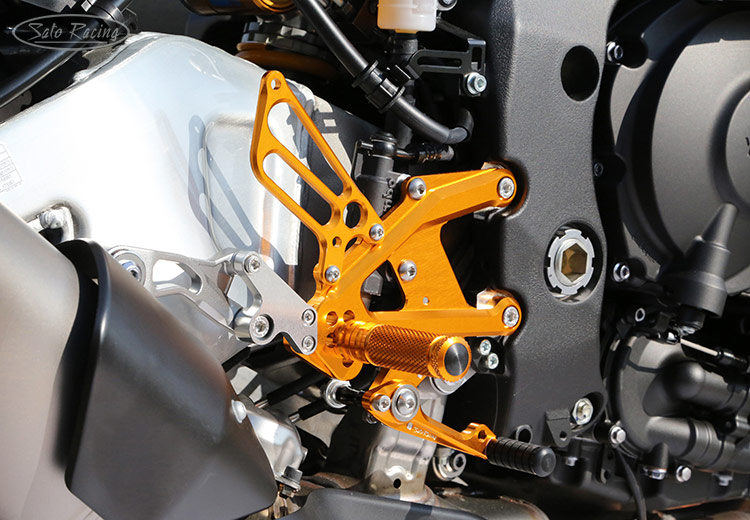 SATO RACING Yamaha FZ-10 / MT-10 '17- Rear Sets [R]-side in Gold