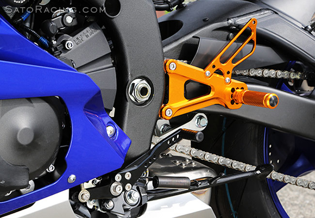 SATO RACING Rear Sets [L]-side for Yamaha YZF-R6 '17- 