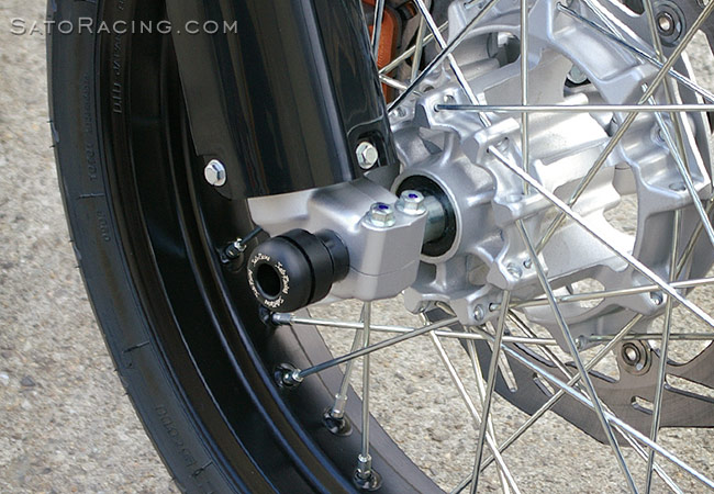 SATO RACING Yamaha WR250X Front Axle Sliders