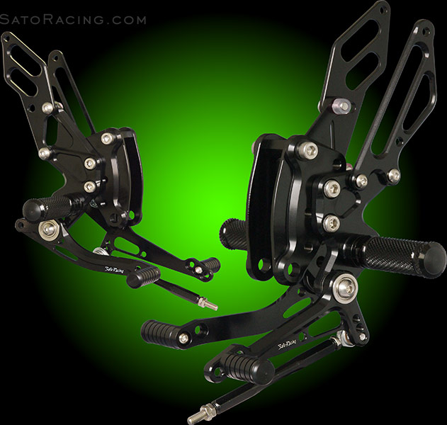 SATO RACING Rear Sets for Kawasaki Z1000 ('10-)