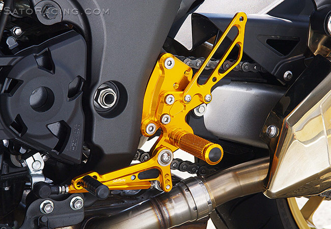 SATO RACING Rear Sets for Kawasaki Z1000 ('10-)