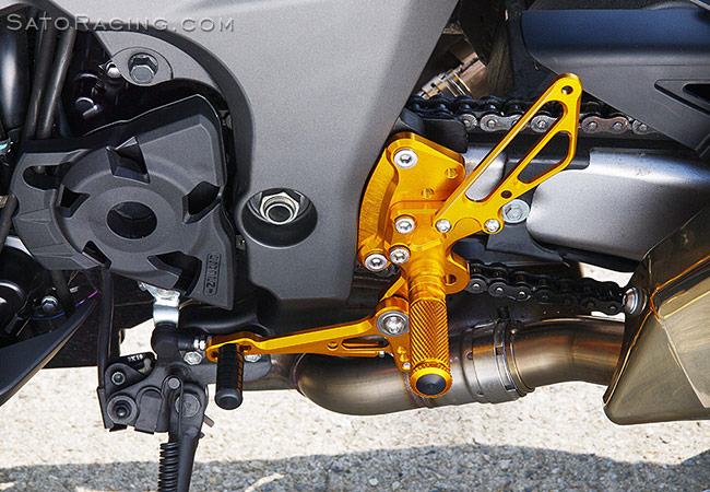 SATO RACING Rear Sets for Kawasaki Z1000 ('10-)