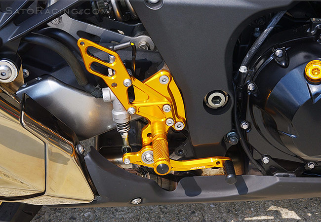 SATO RACING Rear Sets for Kawasaki Z1000 ('10-)