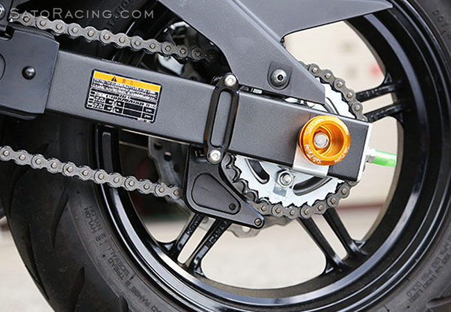 SATO RACING 'Race Concept' Sprocket Guard for Kawasaki Z125 Pro