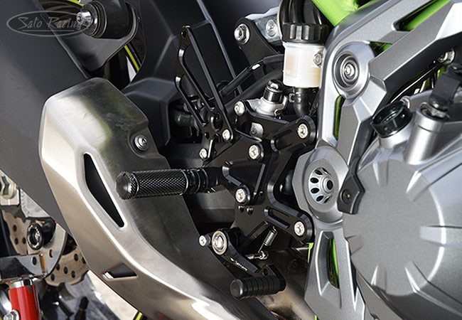 Rearsets for Kawasaki Z900 ZR900 2017 2018 2019 Motorcycle Accessories Adjustable Footrests Foot Peg Rear Sets Z ZR 900 Gray 17 18 19 Arashi Version 2.0 