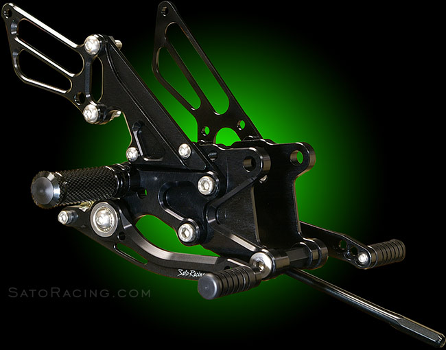 SATO RACING ZX-10R '06-'07 Rear Sets [R]-side in Black