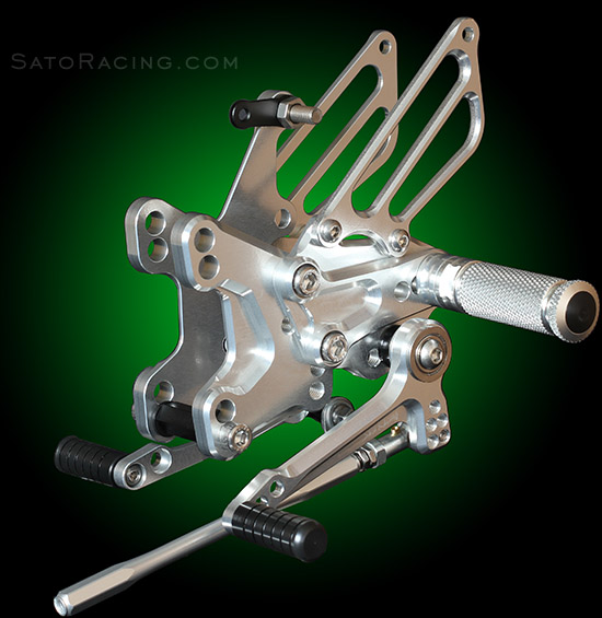 SATO RACING ZX-10R '11-'15 Rear Sets [L]-side in Silver