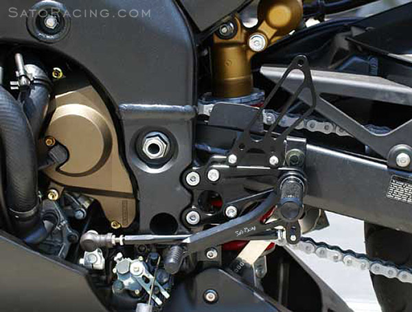 SATO RACING Kawasaki ZX-10R '04-'05 Rear Sets [L]-side