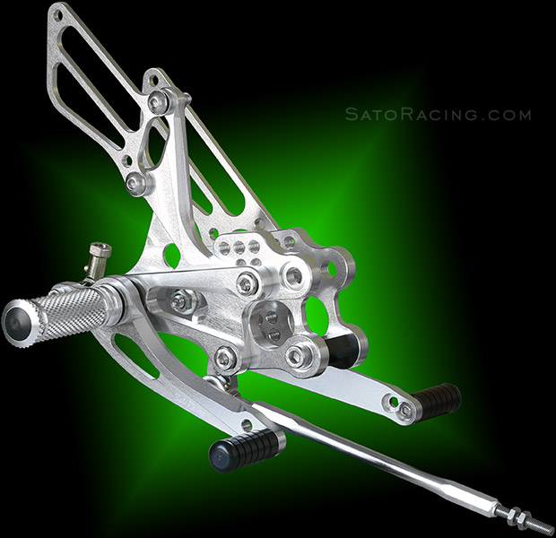 SATO RACING Kawasaki ZX-10R '04-'05 Rear Sets [R]-side