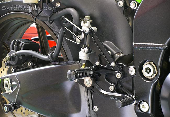 SATO RACING ZX-10R '06-'07 Rear Sets - brake side