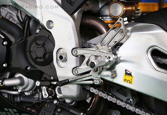 SATO RACING Aprilia RSV4/ V4 R ABS ('13-'16) Rear Sets [L]-side