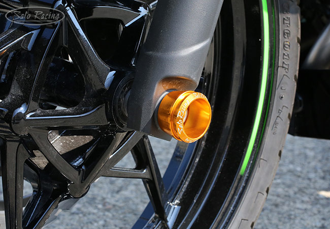 SATO RACING Axle Caps for Kawasaki Ninja 400 / Z400 / ZX-4RR