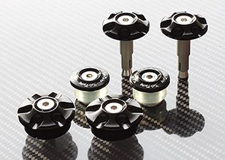 Sato Racing Frame Plugs for Ducati Diavel [BLACK]