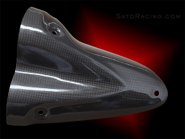 Sato Carbon Ducati Diavel Heat Shield (Twill weave)