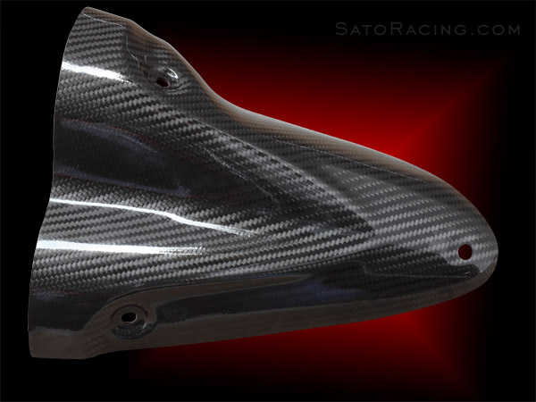 Sato Carbon Ducati Diavel Heat Shield (Twill weave)