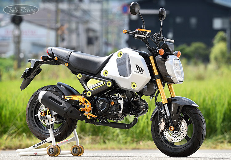 2022 Honda Grom with SATO RACING Rear Sets