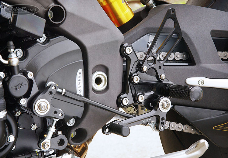 SATO RACING MV Agusta F4 ('10-'14) Reverse Shift Rear Sets [L]-side