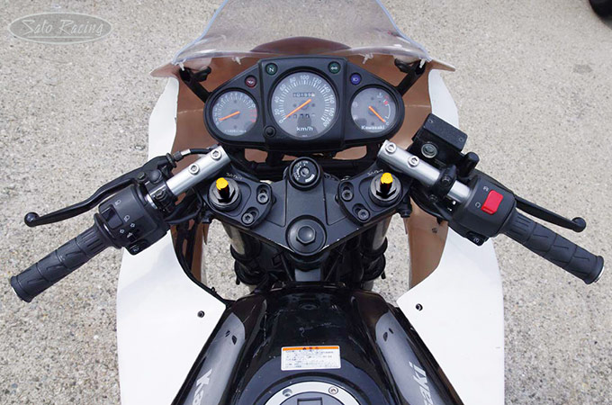 Ninja 250R/ Ninja 300 Adjustable Clip-on Handle Bars Ninja 250R/ Ninja 300 Adjustable Clip-on Handle Bars