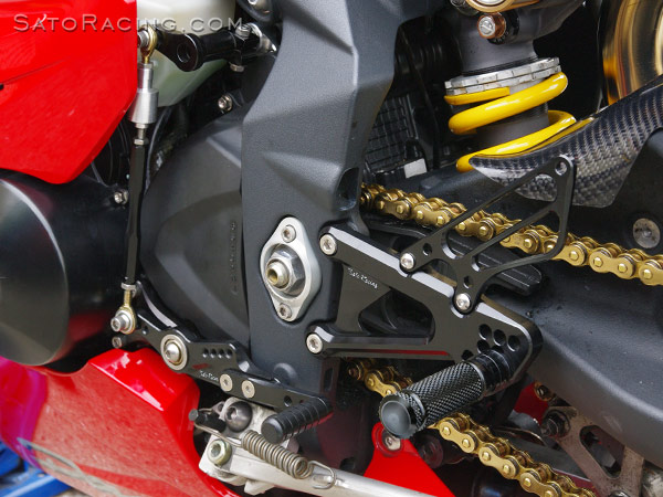 SATO RACING Triumph Daytona 675R ('11-'12) Rear Sets [L]-side