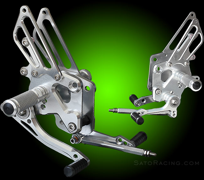 SATO RACING Ninja 250R '08-'12 Rear Sets