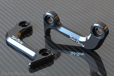 Sato Racing Triumph Daytona 675 2006-12 Racing Hooks [BLACK]