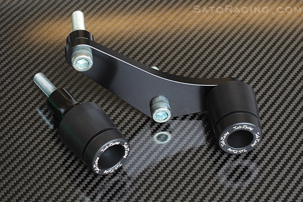 Sato Racing Yamaha R6 ('03-'05) Frame Sliders [BLACK]