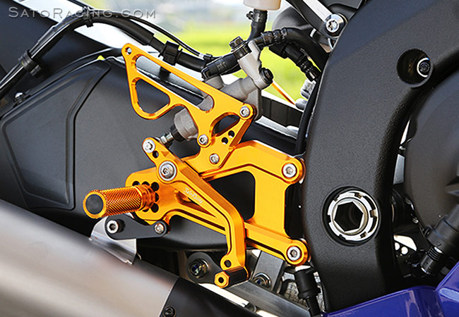 SATO RACING Yamaha YZF-R6 '17-'20 Race Concept Rear Sets [L]-side