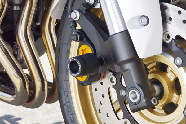 Sato Racing Fork Sliders on Yamaha FZ8