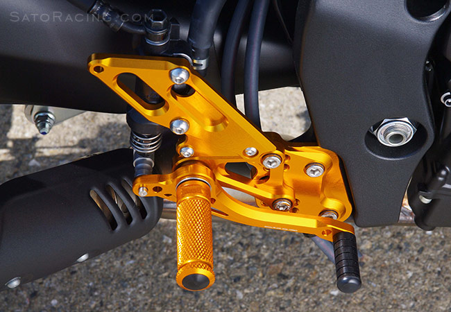 SATO RACING Yamaha FZ1 ('06-'15)/ FZ8 Rear Sets [R]-side